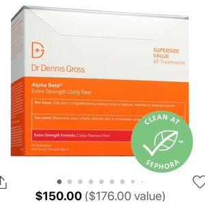 !! FACTORY SEALED !! Dr. Dennis Gross Alpha Beta Extra Strength Daily Peel